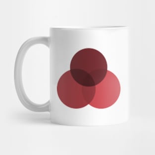 PINK RED ROUND DESIGN Mug